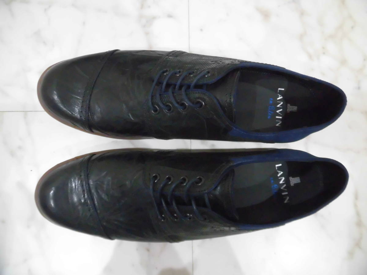 新品未使用品箱付き】 LANVIN en Bleu ランバン オン ブルー レザー