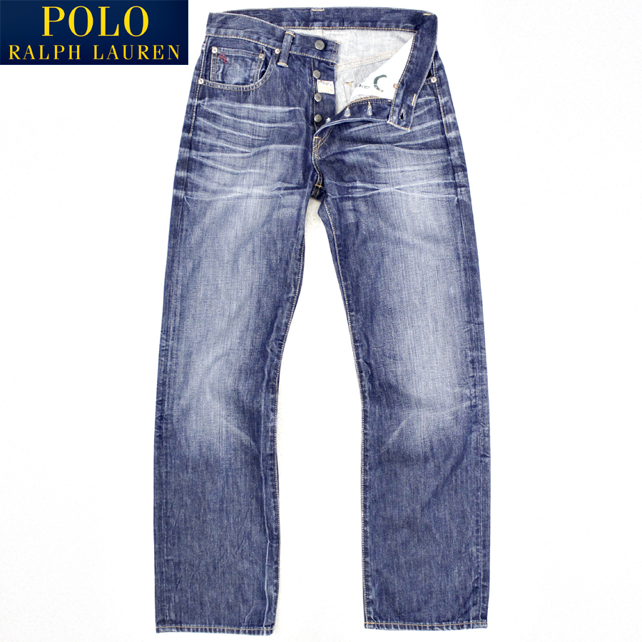 全国無料，SALE 参考価格￥22 000- POLO RALPH LAUREN ポロラルフローレン ライトオンス 春夏デニムパンツ レギュラー ストレート W28 L30(ジーンズ)｜売買されたオークション情報、yahooの商品情報をアーカイブ公開 男性用