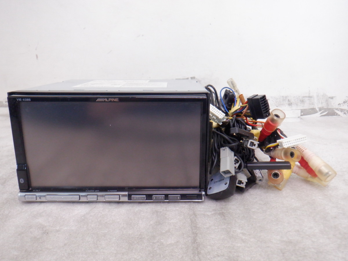 ☆作動確認済☆ ALPINE フルセグ HDDナビ VIE-X08S『地図データ：2012