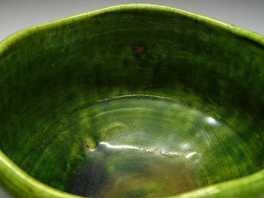 緑屋xt■ 時代物　八代 得入 造　青楽 茶碗　菊の御紋　仕覆 箱付　楽吉左衛門 古陶磁 茶道具　i9/9-8832/10-3#60 &frasl; 出物 栗山園オンライン通販部 青華菊紋&frasl;山本長左（宮内庁御用窯）＜送料 緑屋xt 茶碗の中古品・新品・未使用品一覧