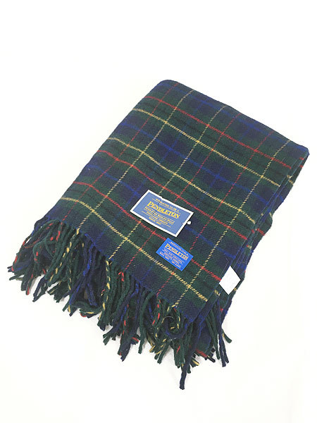  Deadstock 雑貨 古着 USA製 Pendleton トラッド チェック ウール ブランケット ラグ マット 緑 大判 古着(ファッション小物)｜売買されたオークション情報、yahooの商品情報をアーカイブ公開 - オー その他