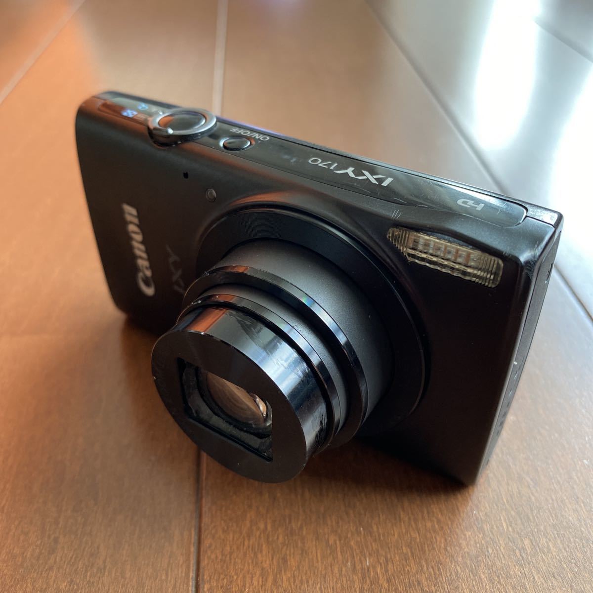 0 IXY Canon - デジタルカメラ 光学12倍ズーム ブラック CANON ixy170