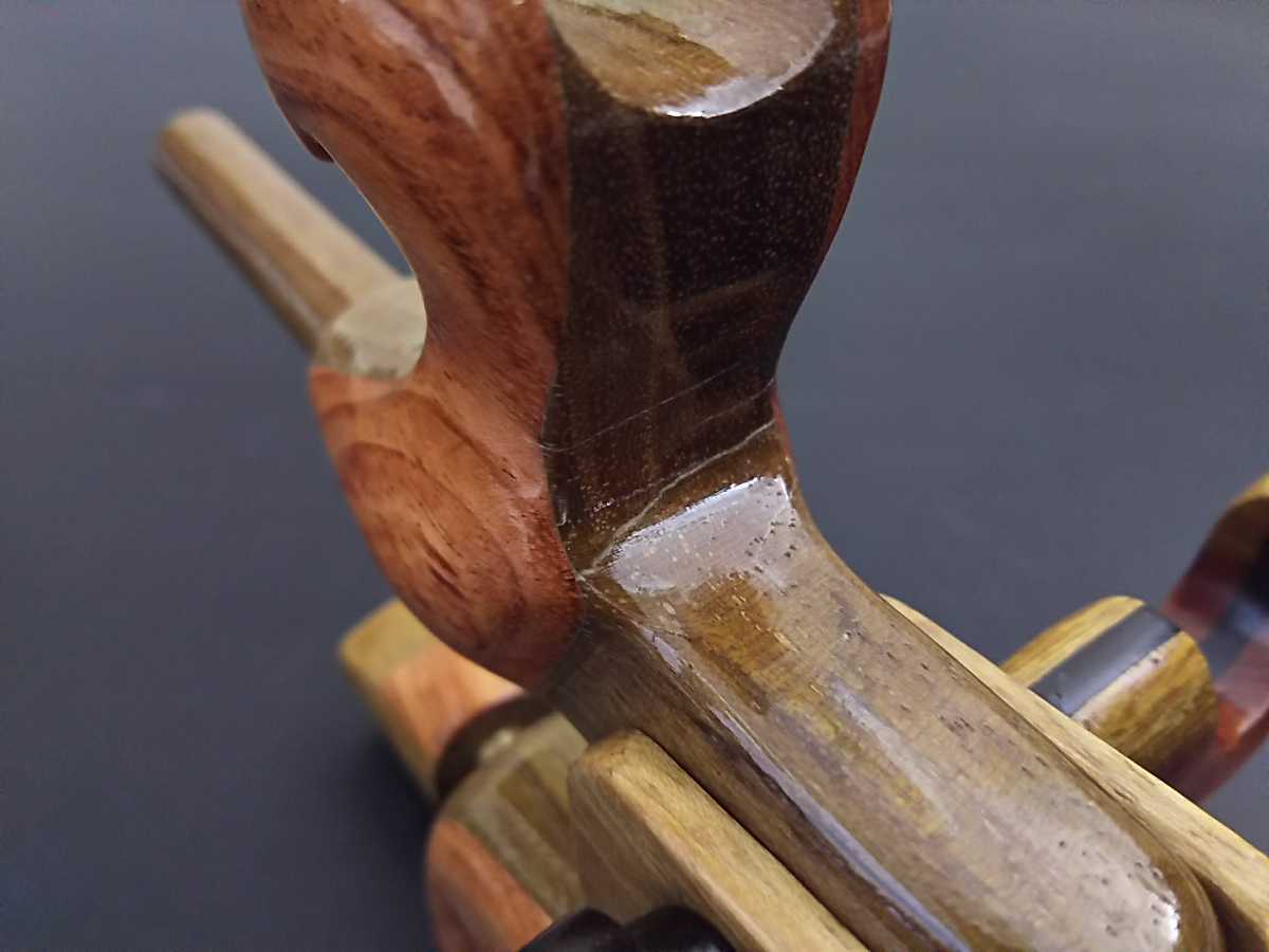 大砲型万力 ヘラ釣り 立ち枯れ杜松 万力 小型 大砲型創作万