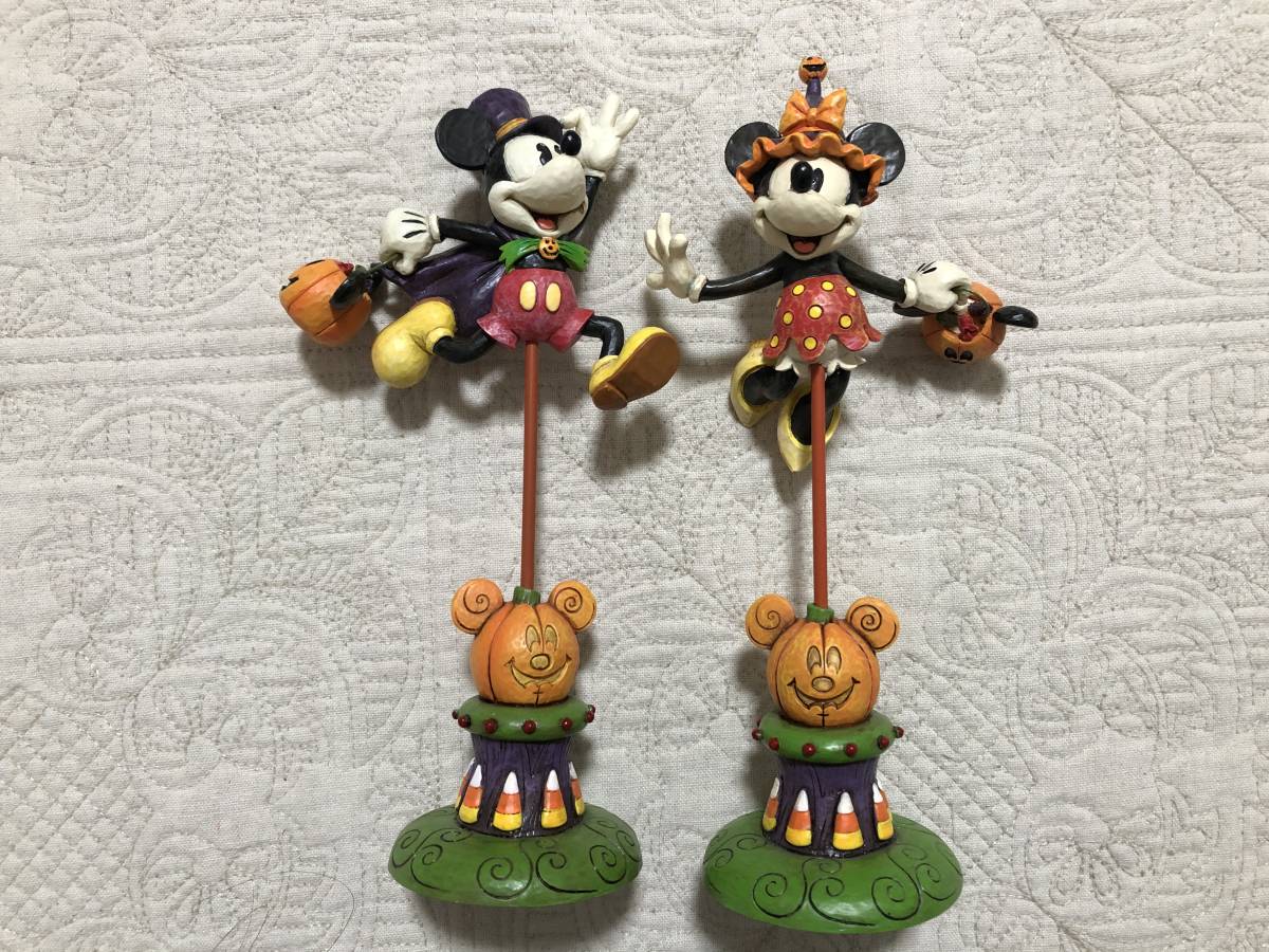 ディズニー Disney ハロウィン 12 置物 ミッキー ミニー Tdr お土産 アンティーク風 ディズニー 売買されたオークション情報 Yahooの商品情報をアーカイブ公開 オークファン Aucfan Com