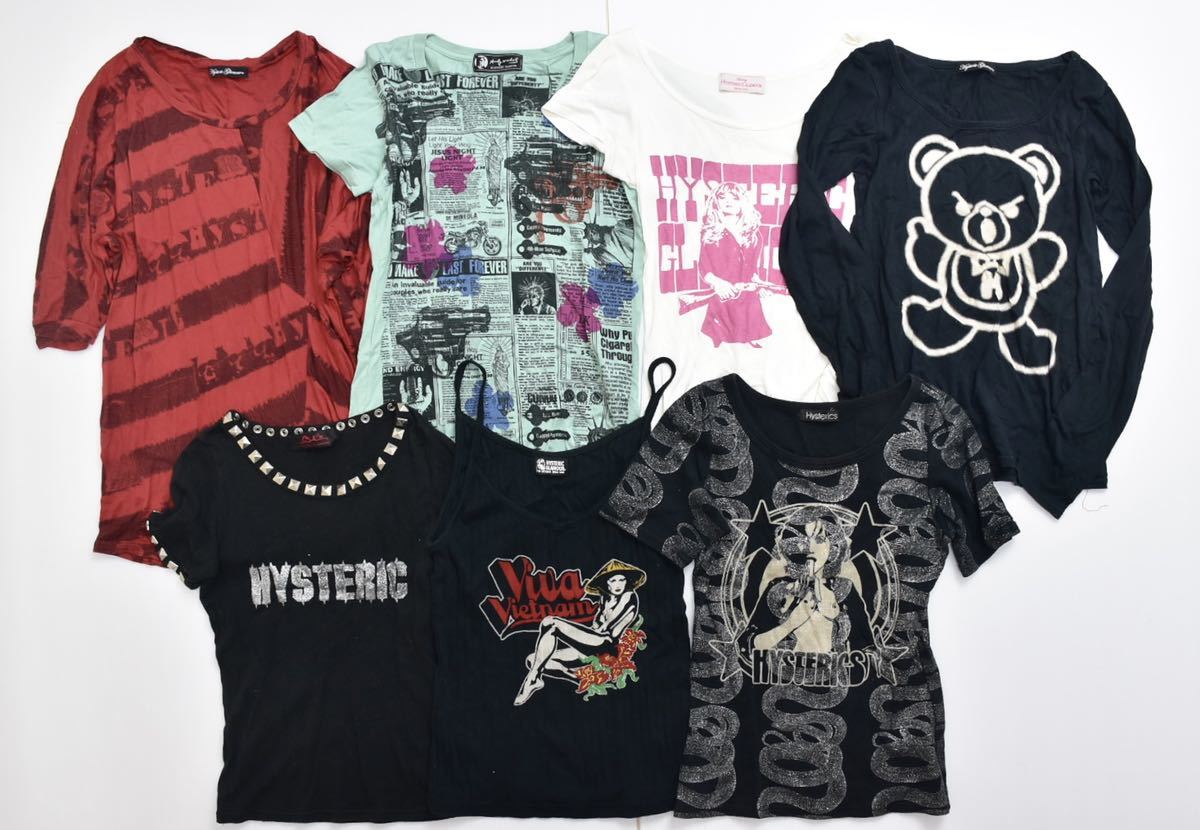 ヒステリックグラマー Hysteric Glamour レディース福袋 19点セット まとめ売りtシャツ チュニック キャミソール アンディウォーホール 半袖tシャツ 売買されたオークション情報 Yahooの商品情報をアーカイブ公開 オークファン Aucfan Com