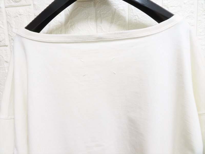 メゾン マルジェラ カレンダー ロゴ 19ss オーバーサイズ スウェット 50 ホワイト Maison Margiela オーバーサイズ sweat printed XS新品