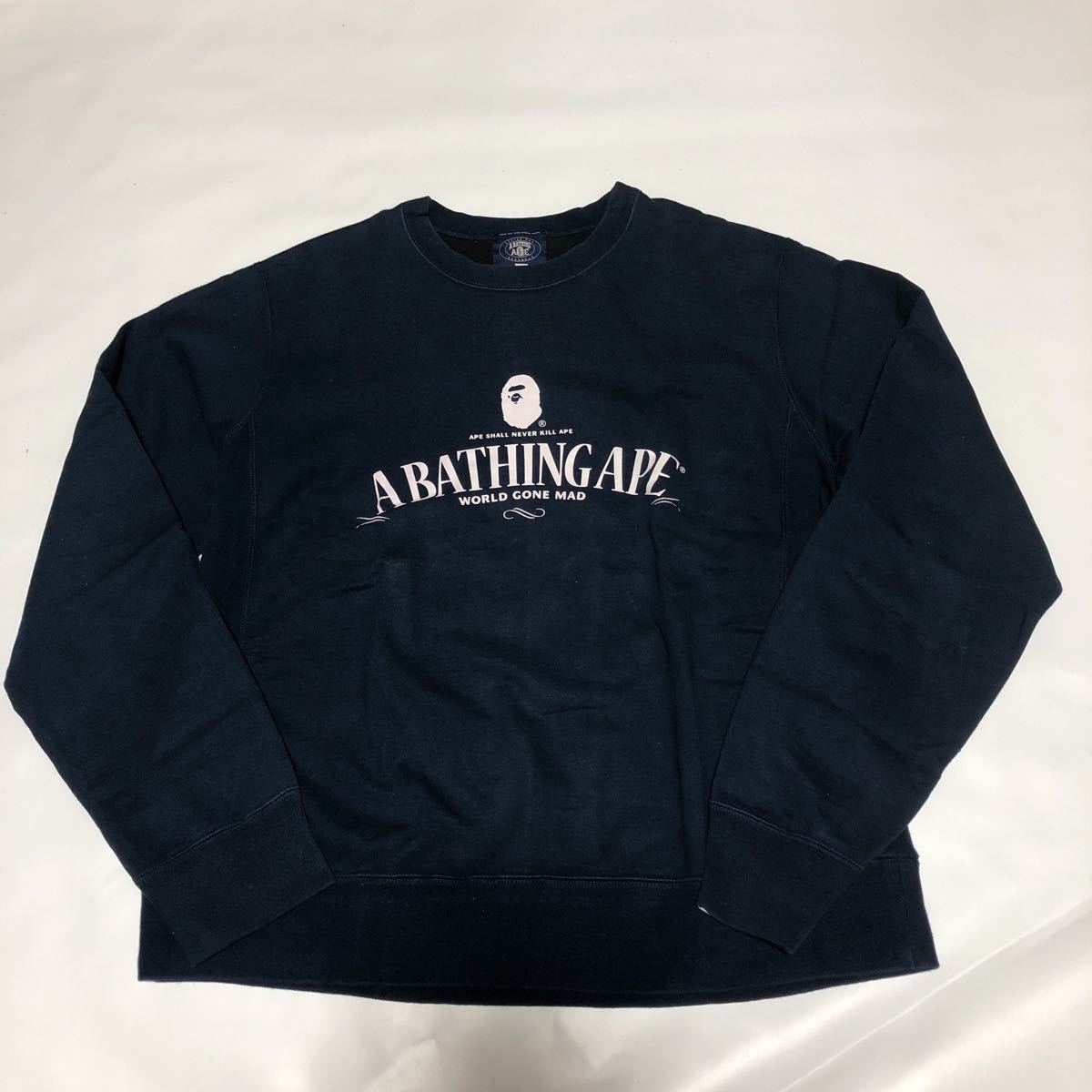 A BATHING APE トレーナー 黒 Mサイズ 楽天市場】A BATHING APE