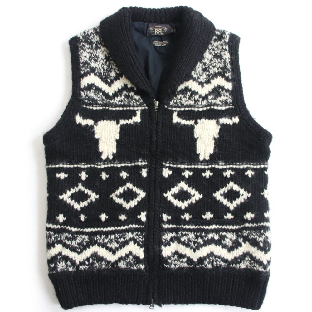 極美品□RRL Ralph Lauren ダブルアールエル ネイティブ柄 ハンド