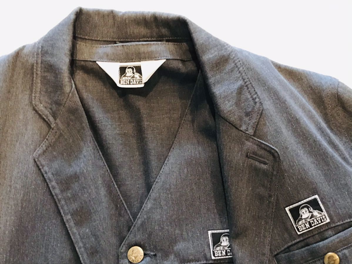 BEN DAVIS x UNITED ALLOWS 別注 JACKET(M)&BEST(S)SET gray ベン 