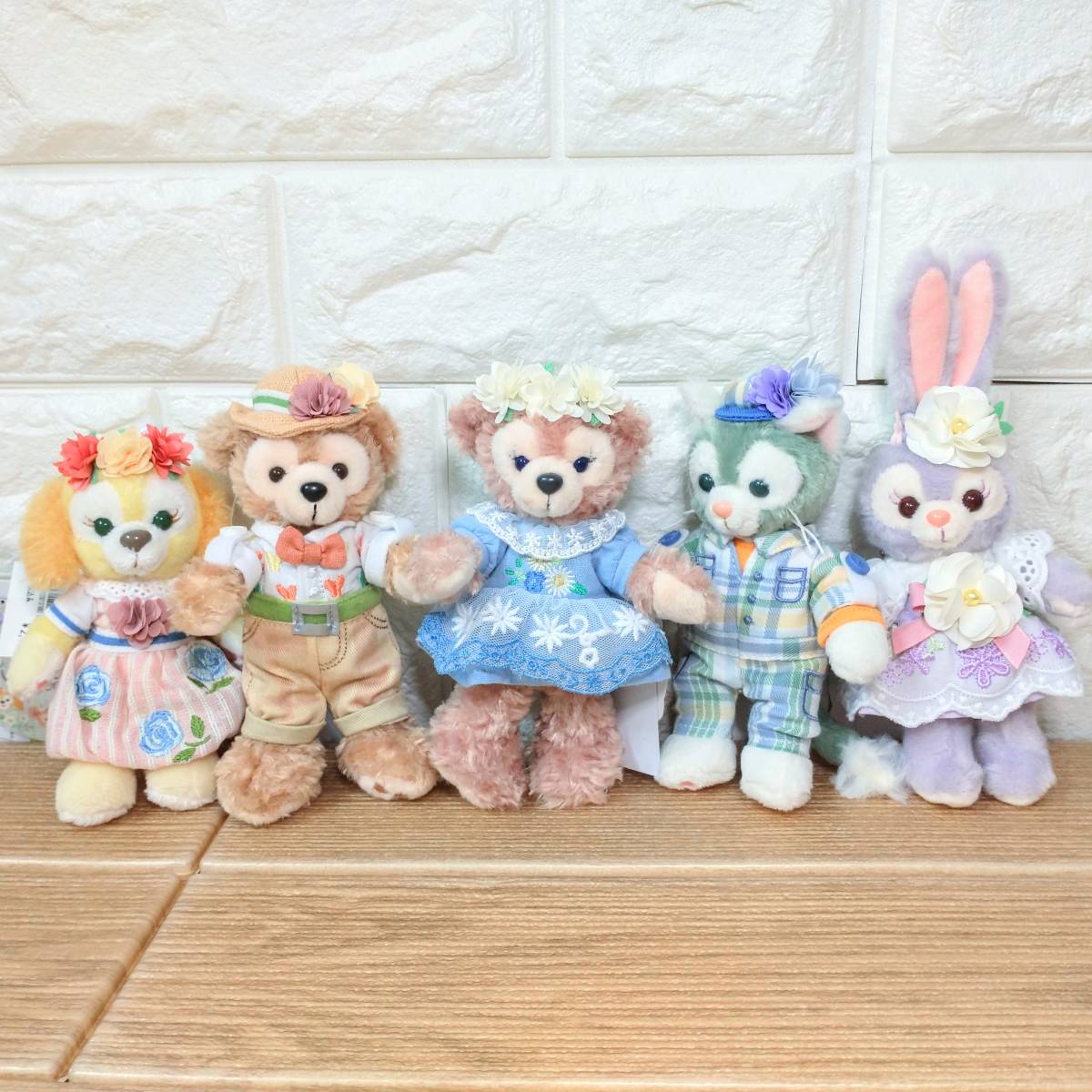 ダッフィースプリングインブルーム ぬいばセット ダッフィー