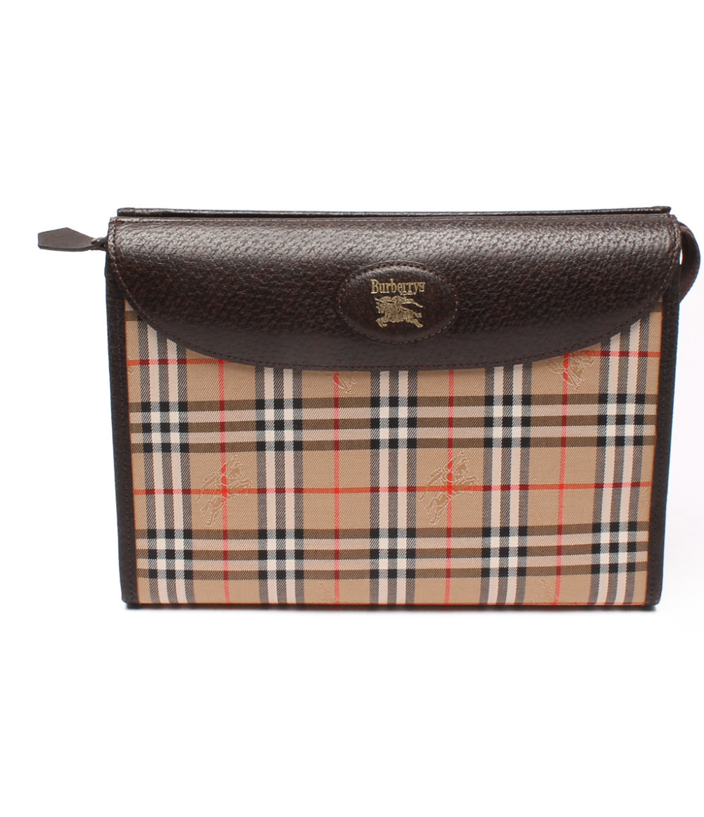 ファッション小物 BURBERRY バーバリー マフラー ノバチェック レッド