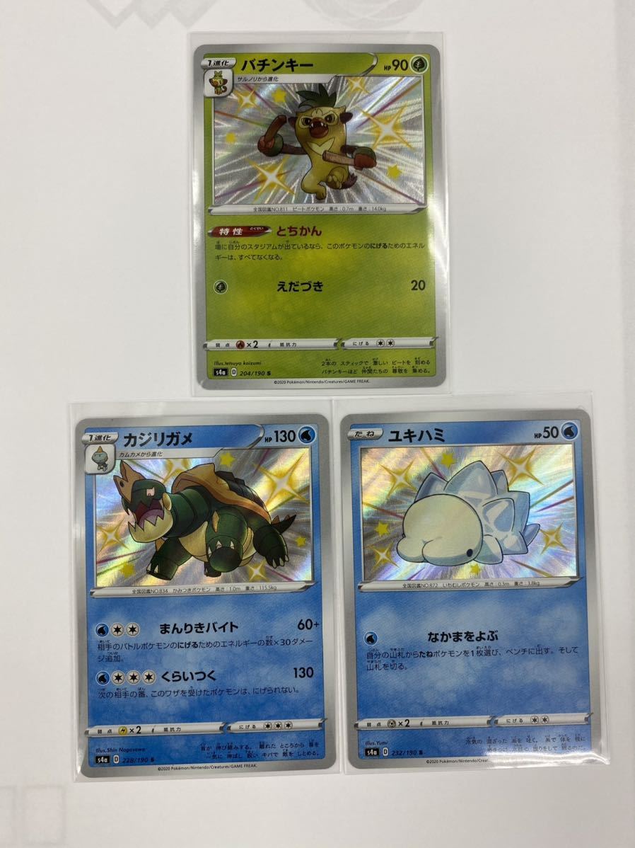 ポケモンカードゲーム エースバーン 色違い ポケカ シャイニースターv ネギガナイト 色違い5枚セット その他 売買されたオークション情報 Yahooの商品情報をアーカイブ公開 オークファン Aucfan Com