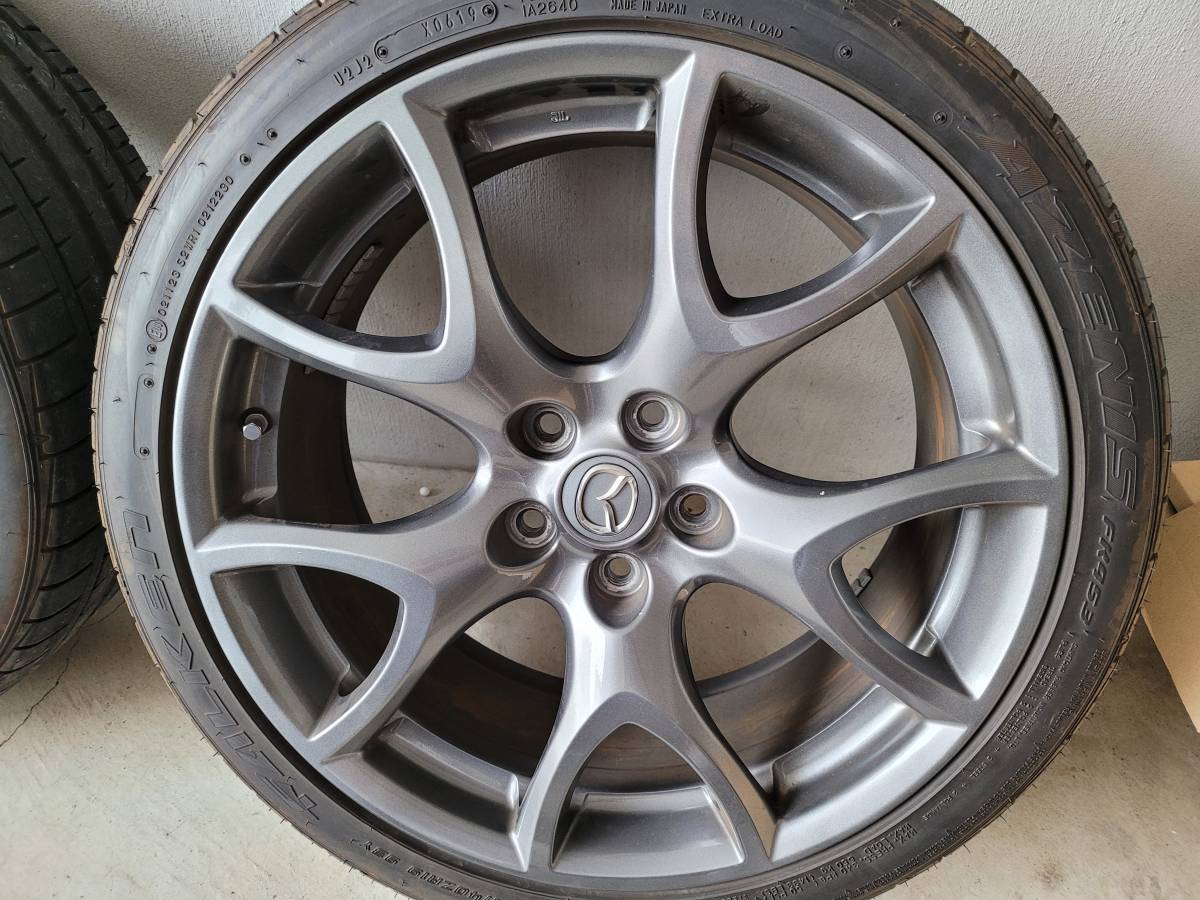 【4本セット】RX-8　後期　RS 純正 BBS 19インチ 鍛造ホイール まだ使えるタイヤ付き