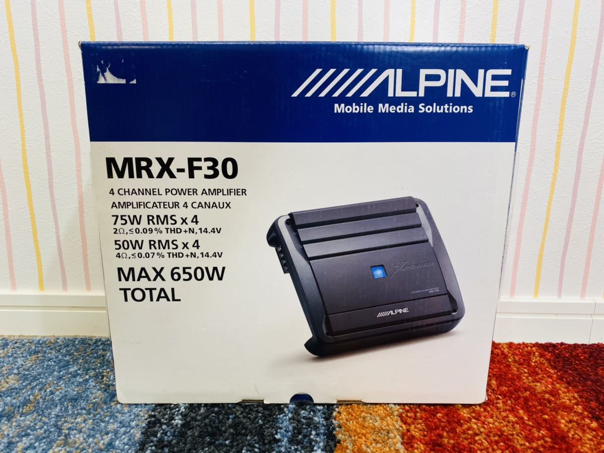 アルパイン 4チャンネル パワーアンプ - アルパイン MRV-F407 パワー