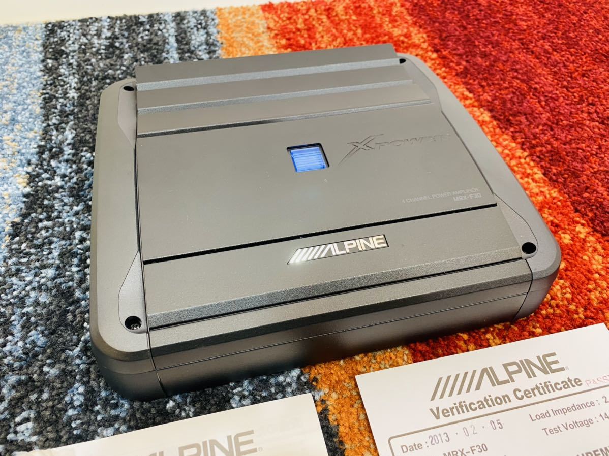 アルパイン 4チャンネル パワーアンプ - アルパイン MRV-F407 パワー