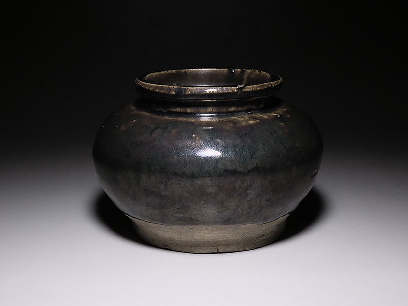 中国古美術・宋建窯風・包口藍釉窯変天目茶碗・抹茶碗・茶道具・茶器・陶芸品・骨董 中国古美術・宋建窯風・包口藍釉窯変天目茶碗・抹茶碗・茶道具・茶器