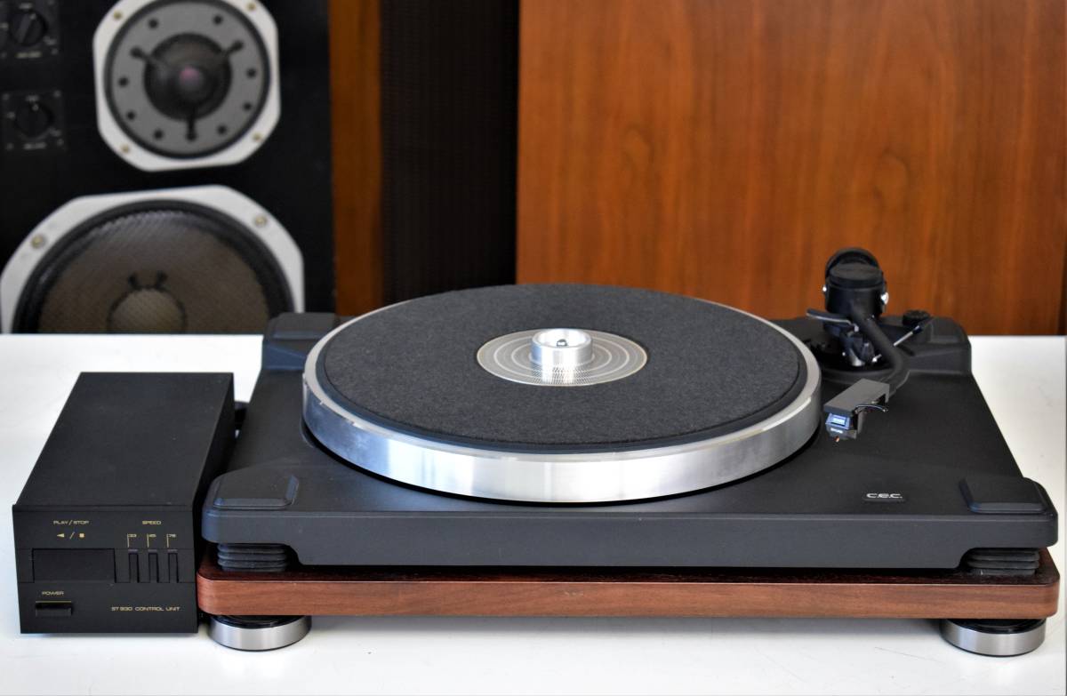 CEC ST930 FG-SERVO ベルトドライブプレーヤー CSS9012 S字アーム SHURE M44GX カートリッジ付き 動作良好