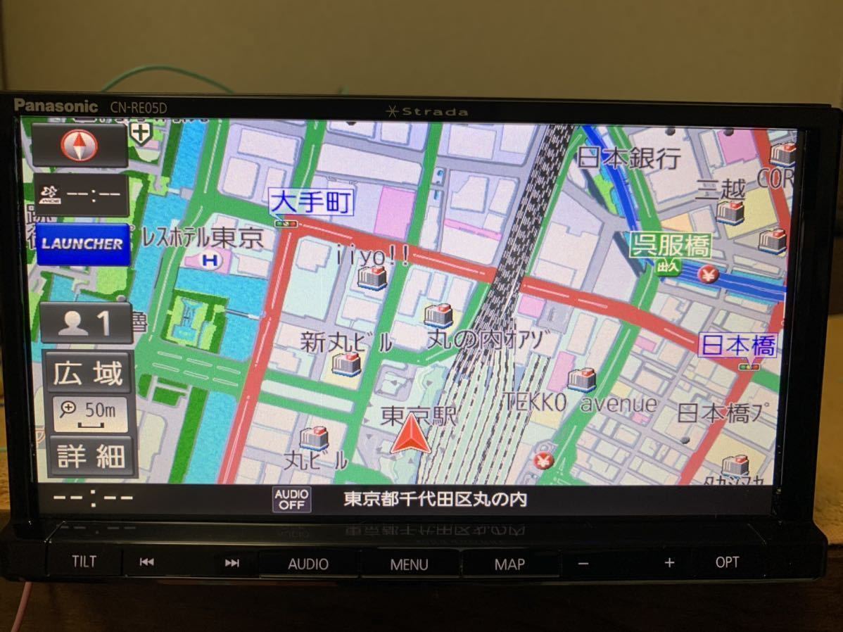 CN-RE05WD Panasonic ストラーダ 地図 2018 カーナビ CN-RE05D