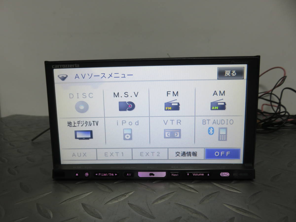 SALE，定番人気 完動品V186 保証付/カロッツェリア人気HDD楽ナビ高精細/