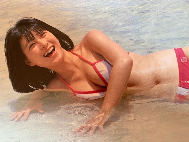 お宝★河合奈保子★水着グラビア★９Ｐ★切り抜き_3