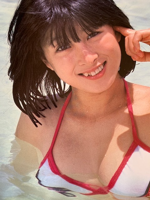 お宝★河合奈保子★水着グラビア★９Ｐ★切り抜き_4