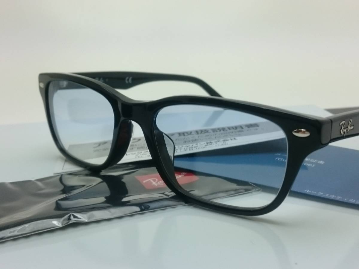 新品!レイバン RX5345D-2000 メガネ ブルーハーフ35レンズ 5109/岩城滉 