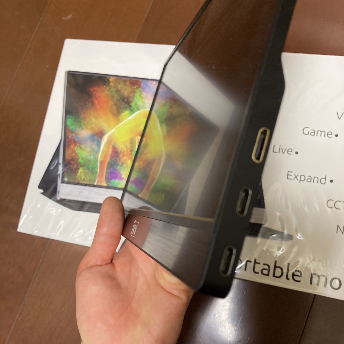 モバイルディスプレイ IVV 12.5 インチ4K 解像度（3840x2160