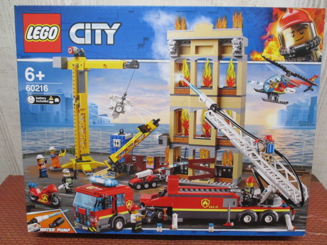  LEGO レゴシティの消防隊 60216 レスキュー 消防 はしご車 レゴブロック 知育玩具(街シリーズ)｜売買されたオークション情報、yahooの商品情報をアーカイブ公開 - オークファン 街シリーズ