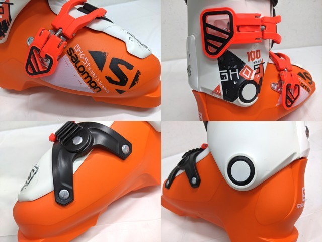 V85 スキーブーツ SALOMON サロモン GHOST ゴースト FS 100 オレンジ