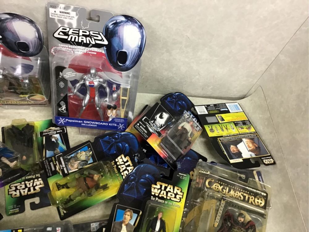 1円～ 同梱不可 ジャンク スターウォーズ、ペプシマン等 ヨーダ、ハンソロ インベスピンギア、ダースベイダー 他 フィギュア_2