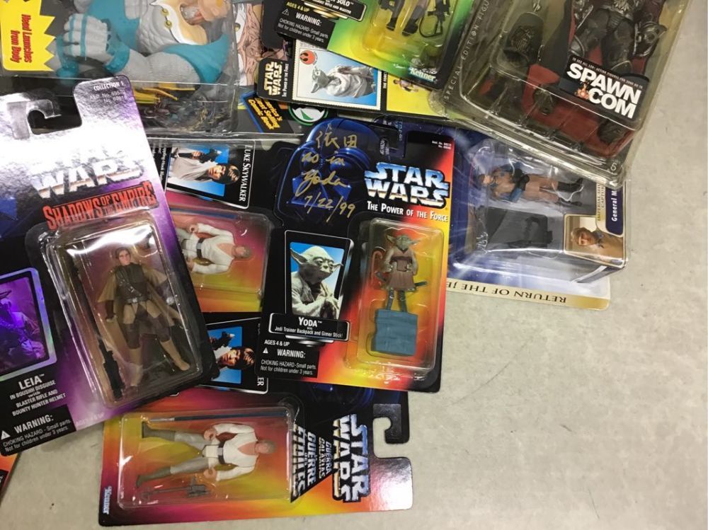 1円～ 同梱不可 ジャンク スターウォーズ、ペプシマン等 ヨーダ、ハンソロ インベスピンギア、ダースベイダー 他 フィギュア_3
