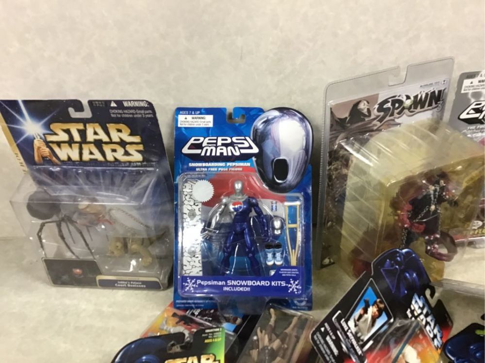 1円～ 同梱不可 ジャンク スターウォーズ、ペプシマン等 ヨーダ、ハンソロ インベスピンギア、ダースベイダー 他 フィギュア_5