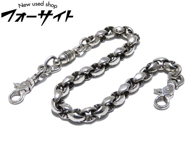 新品，低価 ファニー ウォレットチェーン シルバーカラー メンズ アクセサリー FUNNY WESTERNGEAR 3C(ウォレットチェーン)｜売買されたオークション情報、yahooの商品情報をアーカイブ公開 - オークファン ウォレットチェーン