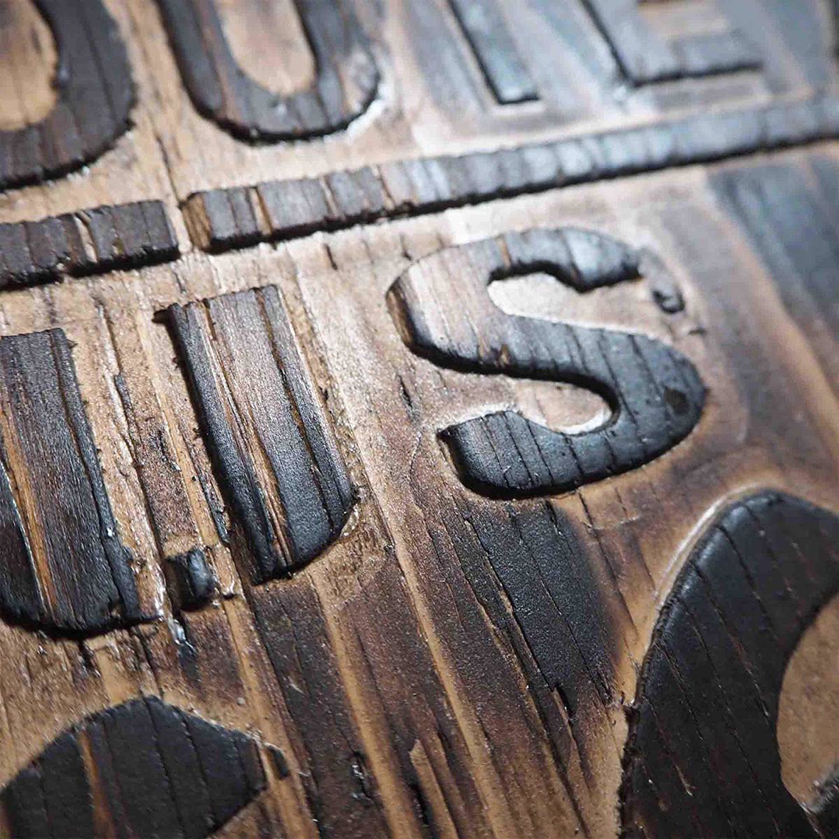 茶 SMALL ビンテージ木製看板 ルート６６アメリカンウッドサインボード (SMALL)_3