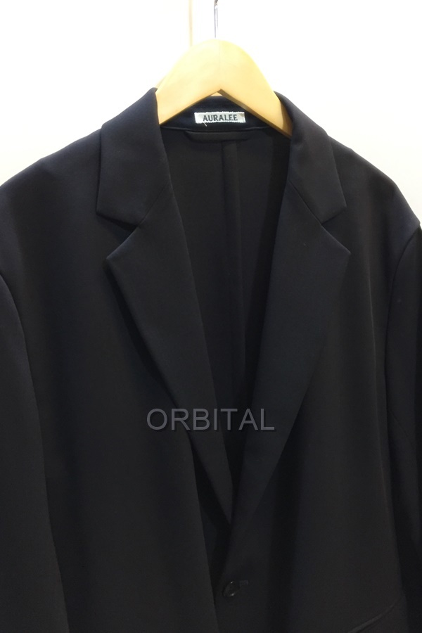 代官山)AURALEE オーラリー 20SS HARD TWIST WOOL DOBBY JACKET 