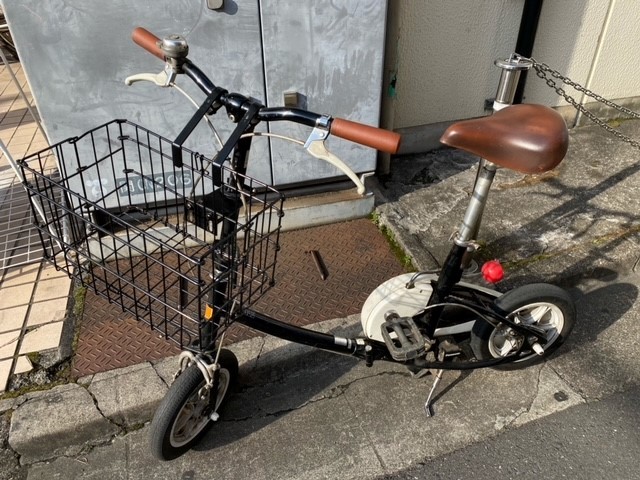 レア ウィルバイク 折りたたみ式自転車 WiLL BIKE ナショナル パナソニック 松下電器 B-PWS27 B 後タイヤ交換済品(16 ...