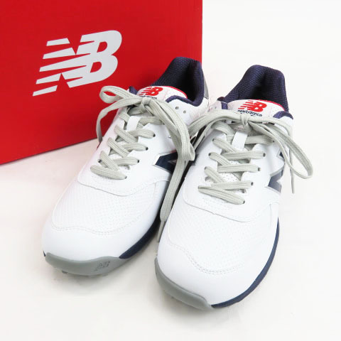  NEW BALANCE ニューバランス MGS574T2 スパイクレスシューズ トリコロール ホワイト系 24 240001512580 ゴルフウェア メンズ(24.0cm以下)｜売買されたオークション情報、yahooの商品情報をアーカイブ公開 24.0cm以下