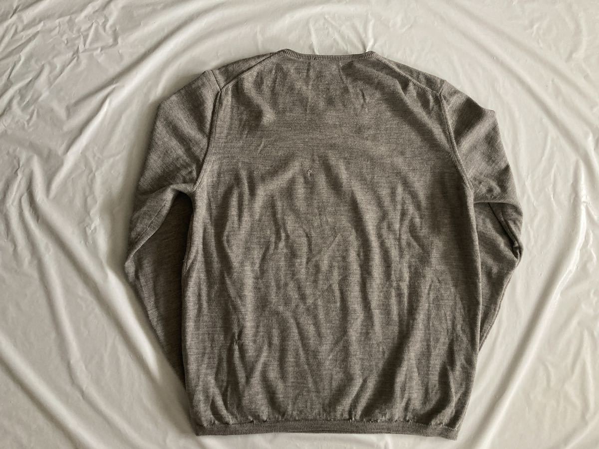 Cruciani クルチアーニ ニット Vネック ウール グレー系 48 M～L 