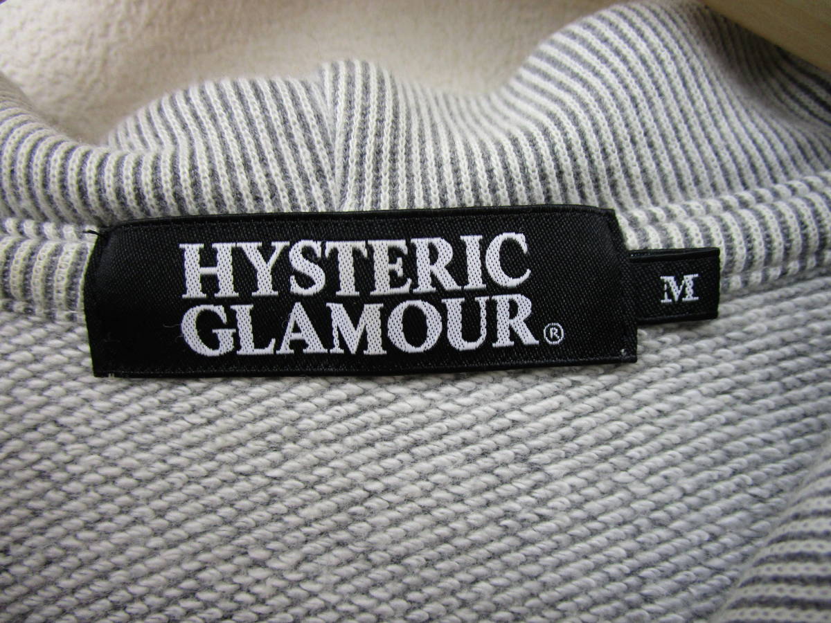 HYSTERIC GLAMOUR ヒステリックグラマー ワッペン付き ジップアップ