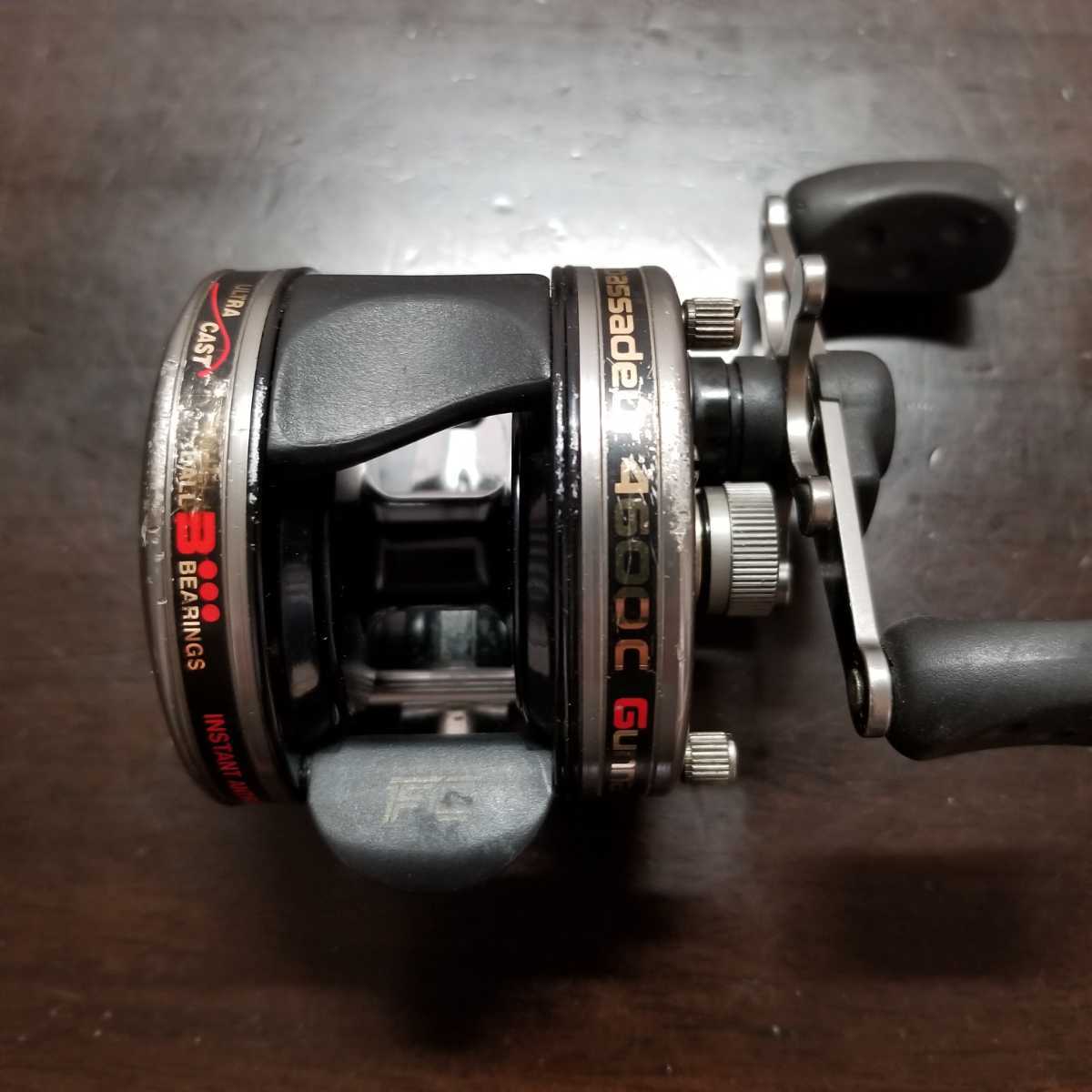 ABU アンバサダー 4600C ブラック オールドリール スウェーデン製 アブ ガルシア Abu Garcia 4600C リール ベイトリール Gunnar ガンナー