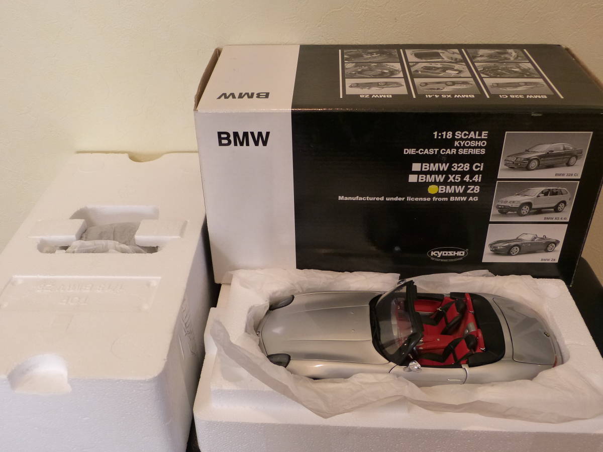 BMW Z8 Kyosho 1:18 Diecast Silver Model – | eBay 1⁄18 銀の備忘録