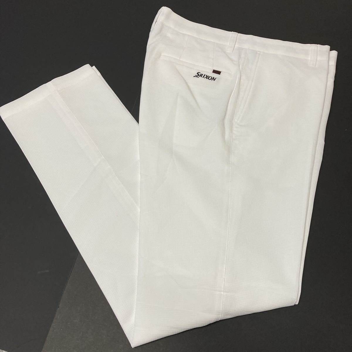 送料無料【ウエスト88】スリクソンbyデサント メンズウェア パンツ ストレッチパンツ 春夏モデル RGMLJD04 ホワイト
