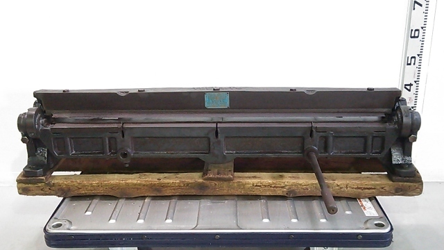 好光 手動 折り曲げ機 加工幅950mm (全長約1.2ｍ) アヤメ折り バッタ 建築板金 ※店舗引取り歓迎 J0238