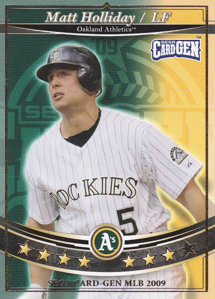SEGA☆CARD GEN MLB 2009 R マット・ホリデー☆ロケテ版 