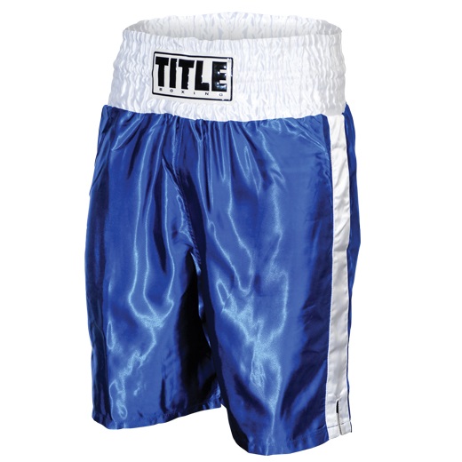 【エナメル生地のボクシングトランクス】黒×青１枚、黒×水色 １枚 ボクシングトランクス ボクシング title trunksの通販 boxing ブルー