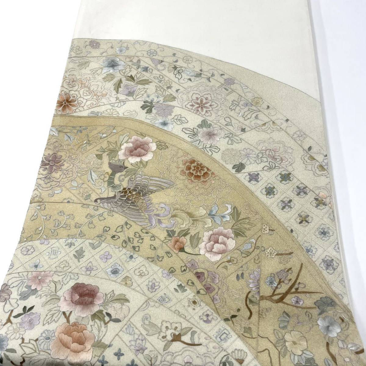 七福】m335 極上 中国三大刺繍 蘇州刺繍 袋帯 太鼓柄 逸品 【公式通販】