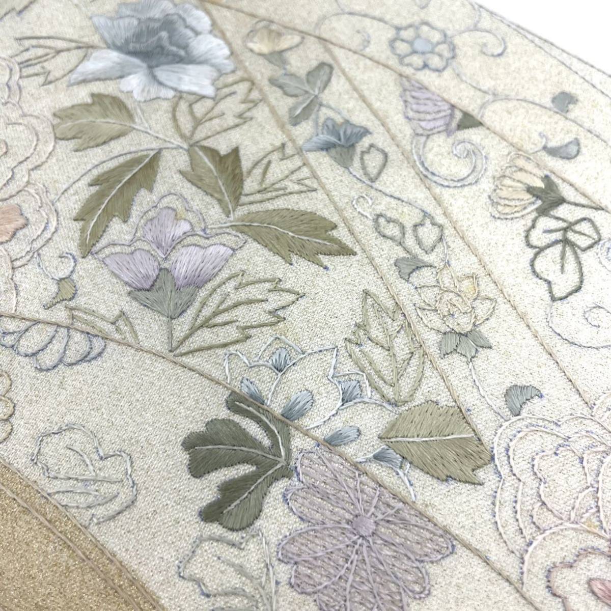 七福】m335 極上 中国三大刺繍 蘇州刺繍 袋帯 太鼓柄 逸品 【公式通販】