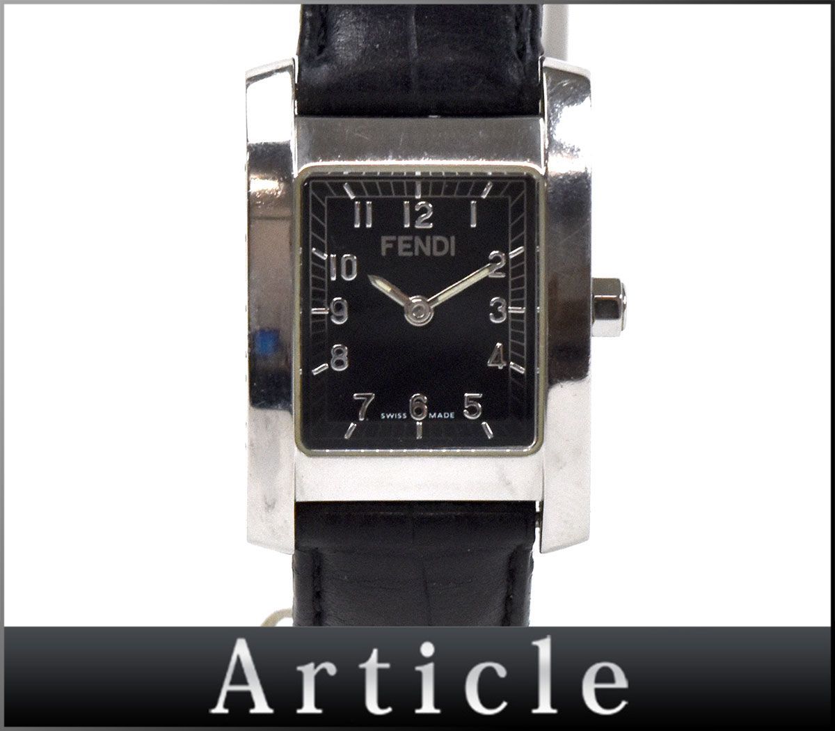 フェンディ 電池交換済FENDI 腕時計 35000S マイウェイ 8010L 青 