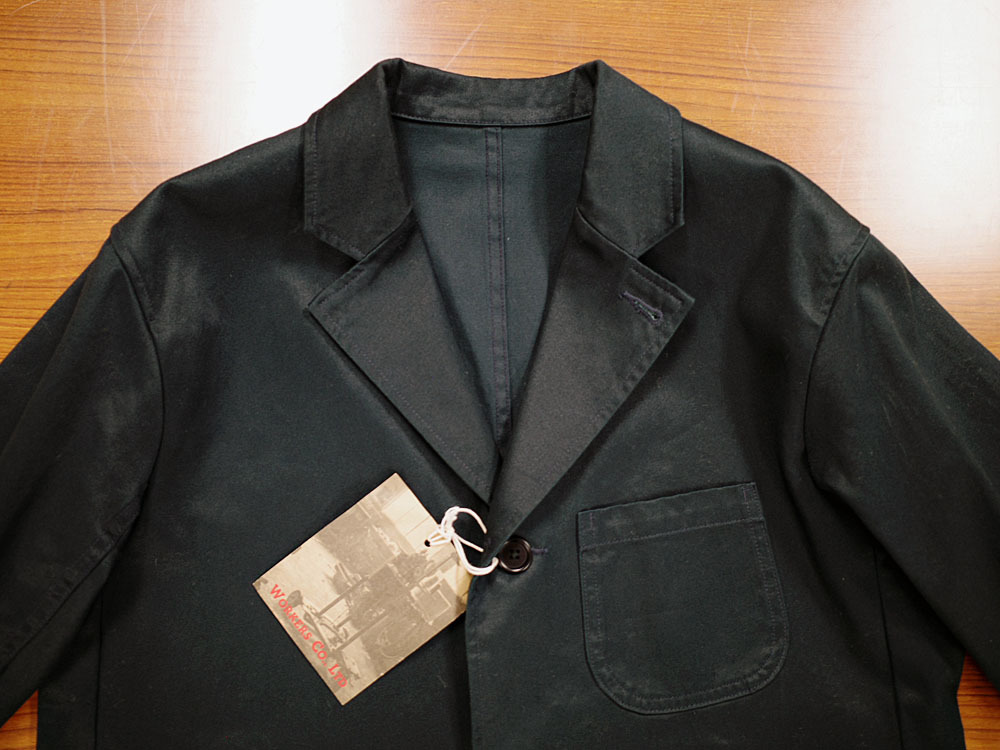 ■WORKERS ＆Co Lounge Jacket Navy Chino ワーカーズ ラウンジ ジャケット 40 (L) 10oz 新品