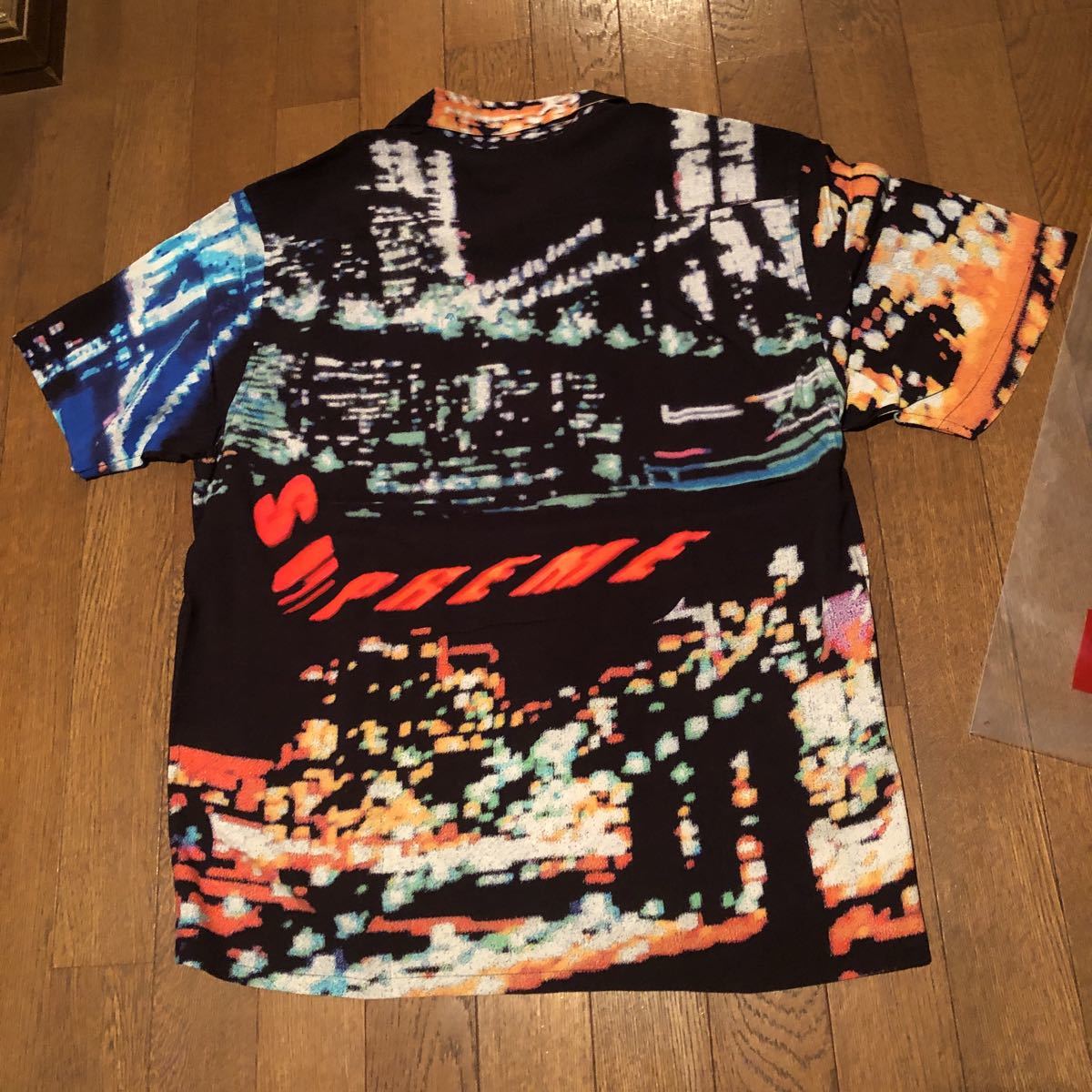 新品 20SS Supreme City Lights Rayon S/S Shirt S レーヨン 半袖